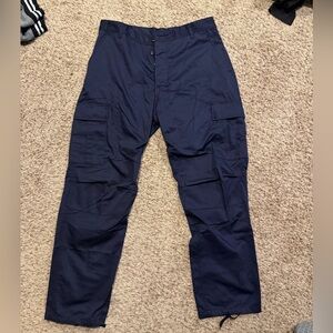 Men's Navy Cargo Pants